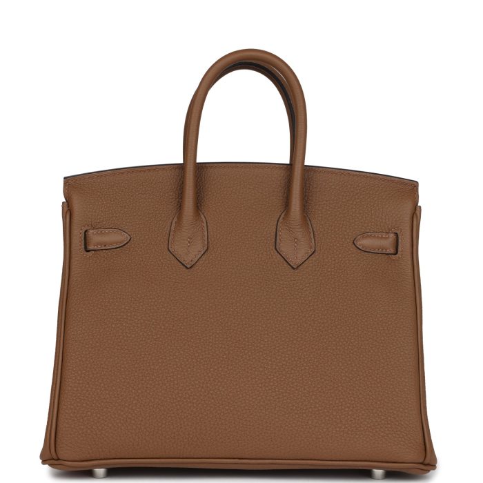 Handmade Bag HB 25 Alezan Togo Palladium Hardware - 图片 4
