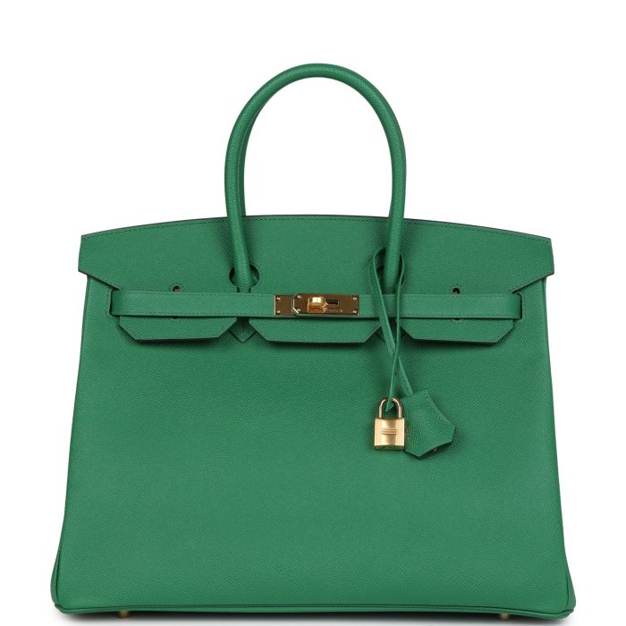 Handmade Bag HB 35 Cactus Epsom Gold Hardware