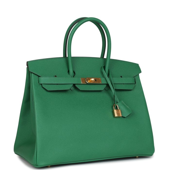 Handmade Bag HB 35 Cactus Epsom Gold Hardware - 图片 2