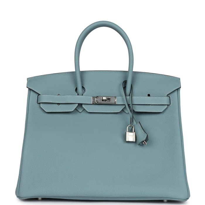 Handmade Bag HB 35 Ciel Togo Palladium Hardware