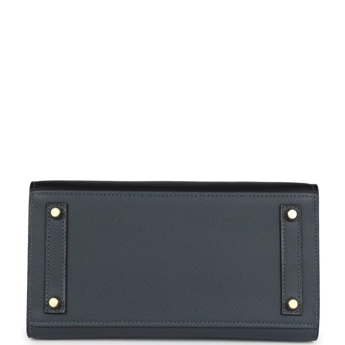 Handmade Bag HNSFB 20 Gris Misty Matte Alligator Permabrass Hardware - 图片 5