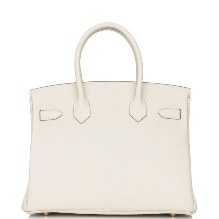 Handmade Bag HB 30 Craie Togo Rose Gold Hardware - 图片 4