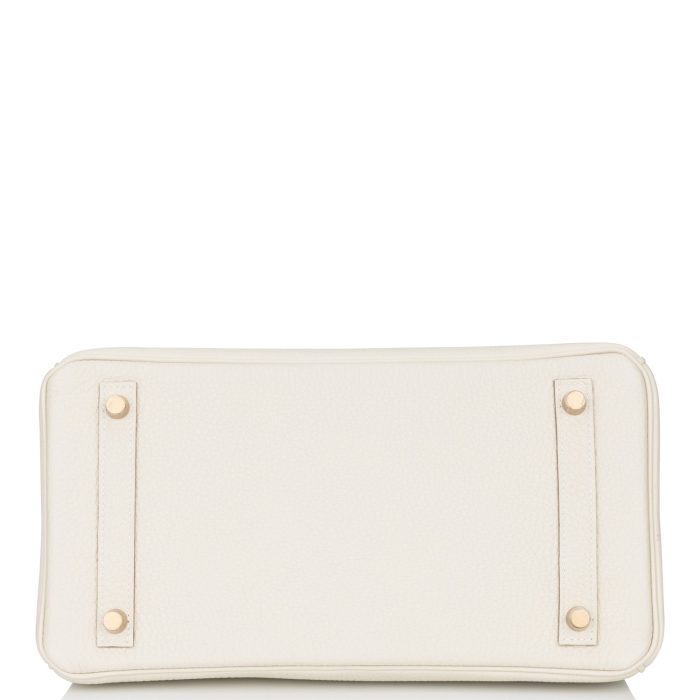 Handmade Bag HB 30 Craie Togo Rose Gold Hardware - 图片 5