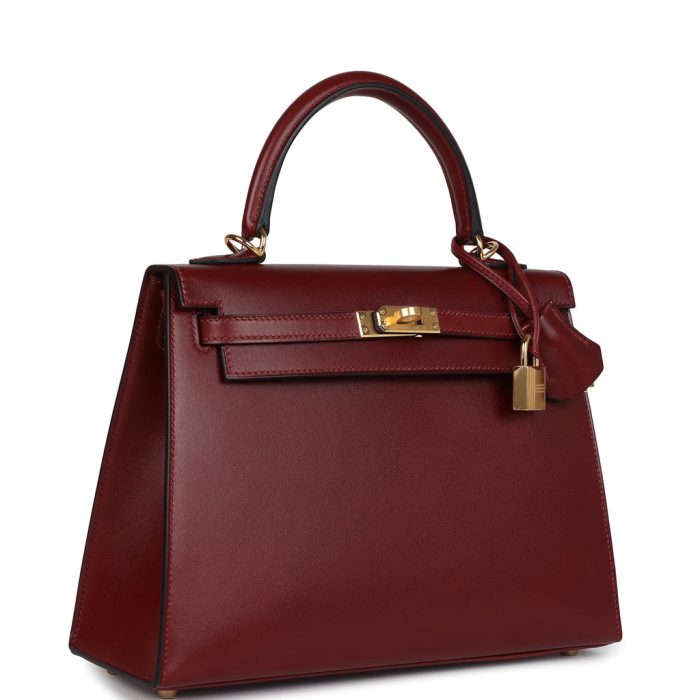 Handmade HKS 25 Rouge H Box Gold Hardware - 图片 2