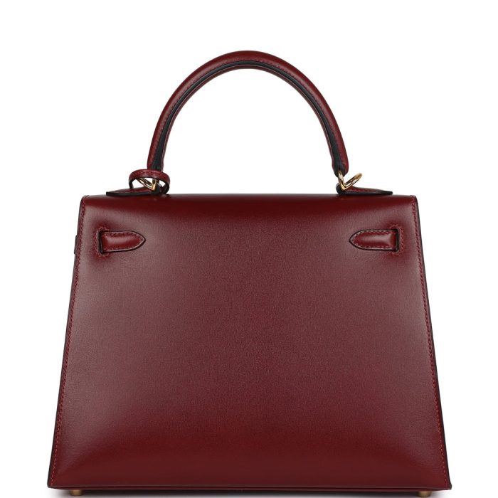 Handmade HKS 25 Rouge H Box Gold Hardware - 图片 4