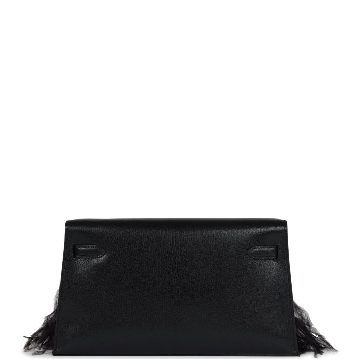 Handmade HKEF Chevre Chamkila and Ostrich Feather Palladium Hardware - 图片 4