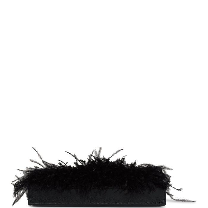 Handmade HKEF Chevre Chamkila and Ostrich Feather Palladium Hardware - 图片 5