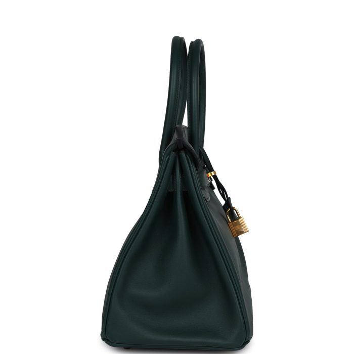 Handmade Bag HB 30 Vert Tropical Jonathan Gold Hardware - 图片 3
