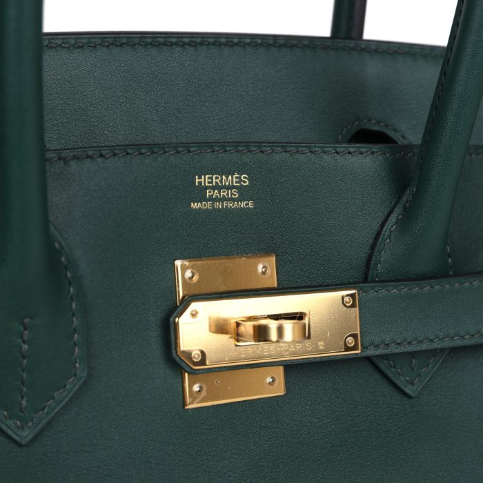 Handmade Bag HB 30 Vert Tropical Jonathan Gold Hardware - 图片 6