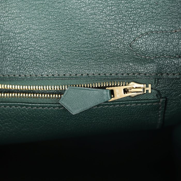 Handmade Bag HB 30 Vert Tropical Jonathan Gold Hardware - 图片 8