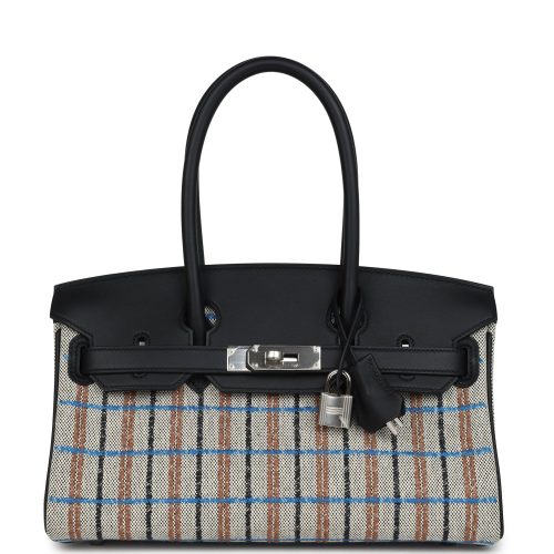 Handmade Bag HSB Light 29 Multicolor Toile and Black Swift Palladium Hardware