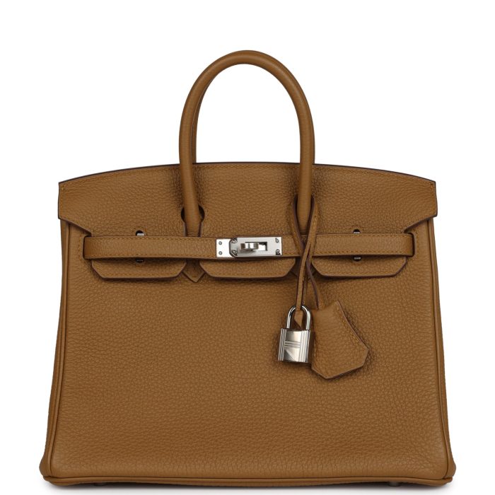 Handmade Bag HB 25 Bronze D’or Verso Togo Palladium Hardware
