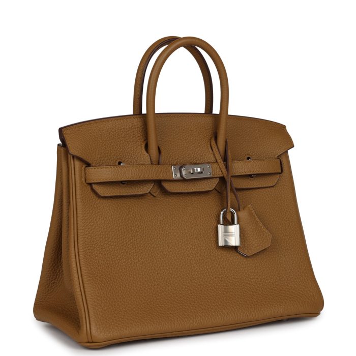 Handmade Bag HB 25 Bronze D’or Verso Togo Palladium Hardware - 图片 2