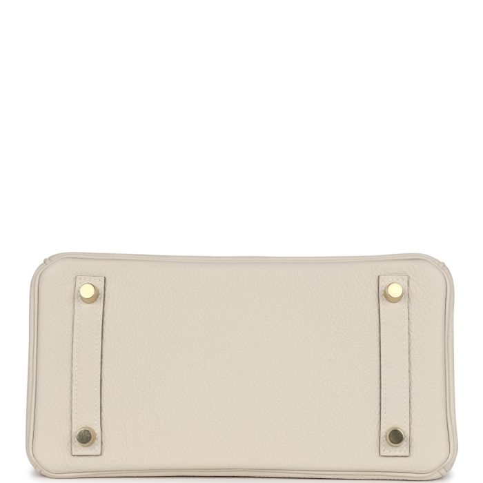 Handmade Bag HB 25 Craie Togo Gold Hardware - 图片 6