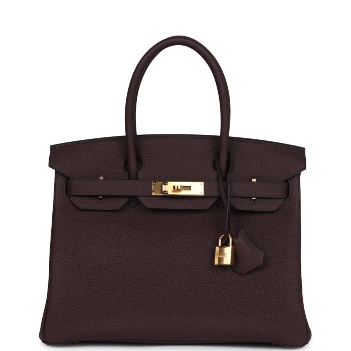 Handmade Bag HB 30 Rouge Sellier Togo Gold Hardware