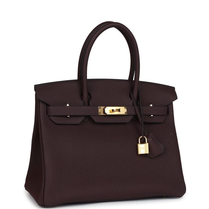 Handmade Bag HB 30 Rouge Sellier Togo Gold Hardware - 图片 2