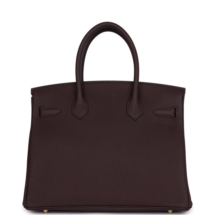 Handmade Bag HB 30 Rouge Sellier Togo Gold Hardware - 图片 4