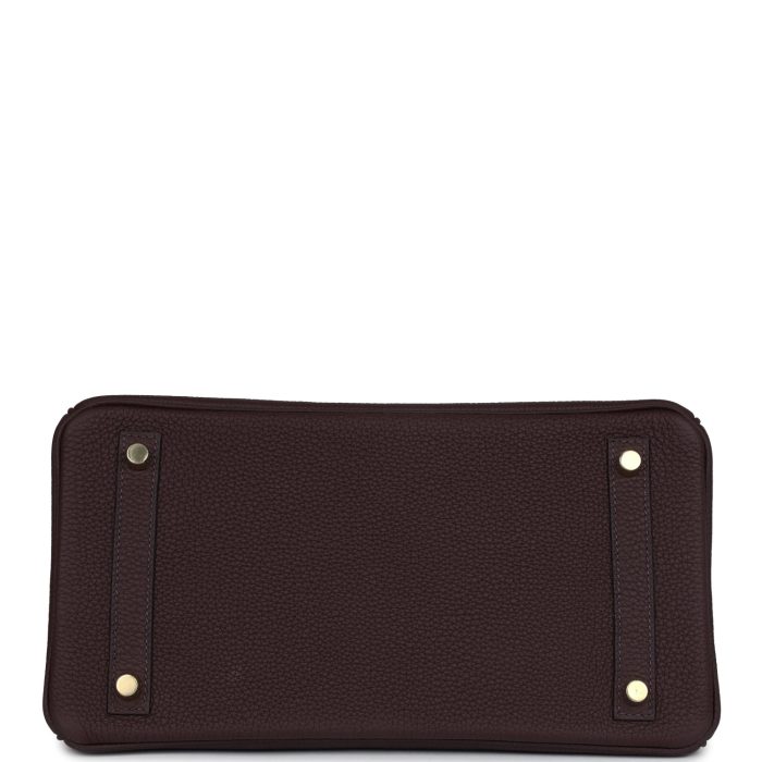 Handmade Bag HB 30 Rouge Sellier Togo Gold Hardware - 图片 5