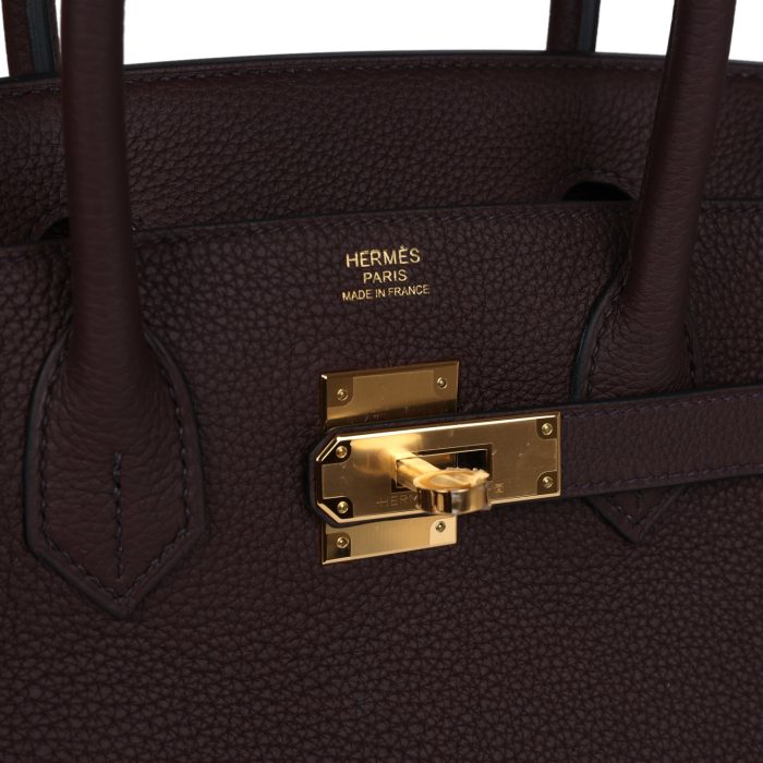 Handmade Bag HB 30 Rouge Sellier Togo Gold Hardware - 图片 6