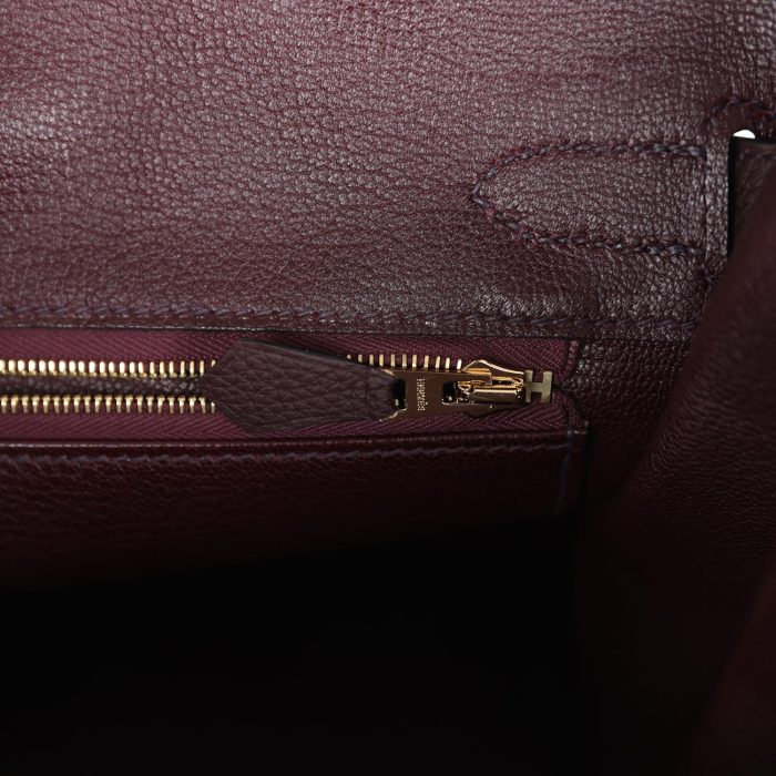 Handmade Bag HB 30 Rouge Sellier Togo Gold Hardware - 图片 8