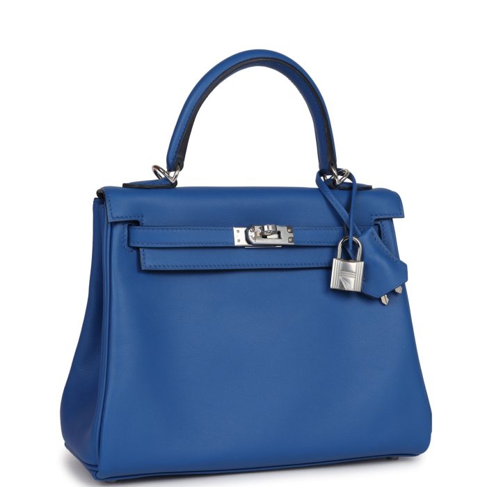 Handmade HKR 25 Bleu France Swift Palladium Hardware - 图片 2