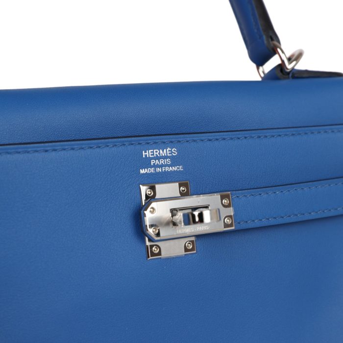 Handmade HKR 25 Bleu France Swift Palladium Hardware - 图片 7