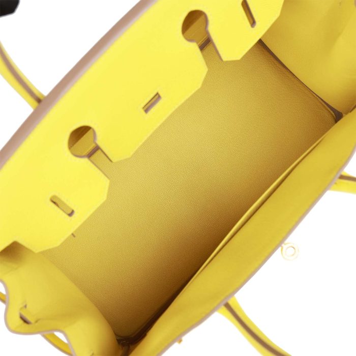 Handmade Bag HB 30 Lime Epsom Gold Hardware - 图片 7