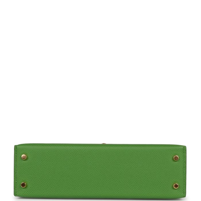 Handmade HKS 20 Vert Yucca Epsom Gold Hardware - 图片 6