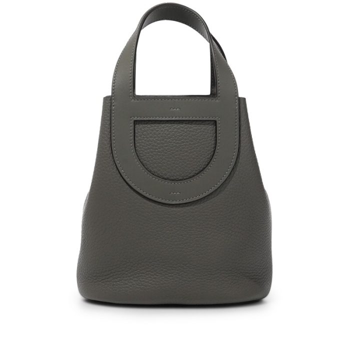 Handmade Bag HITL 18 Gris Meyer Clemence and Swift Gold Hardware - 图片 4