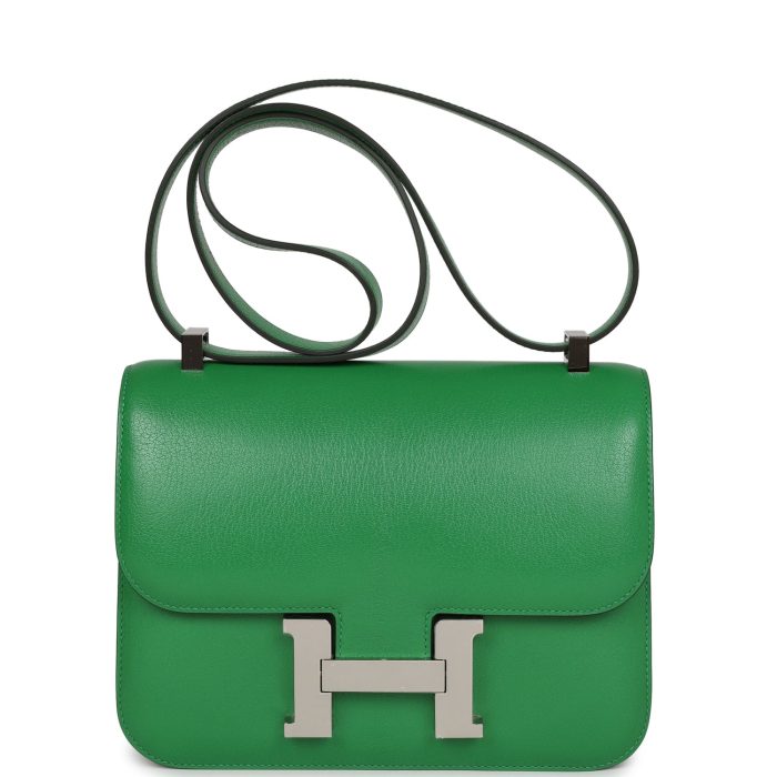 Handmade Bag HC 1-24 Bambou Chevre Chamkila Palladium Hardware