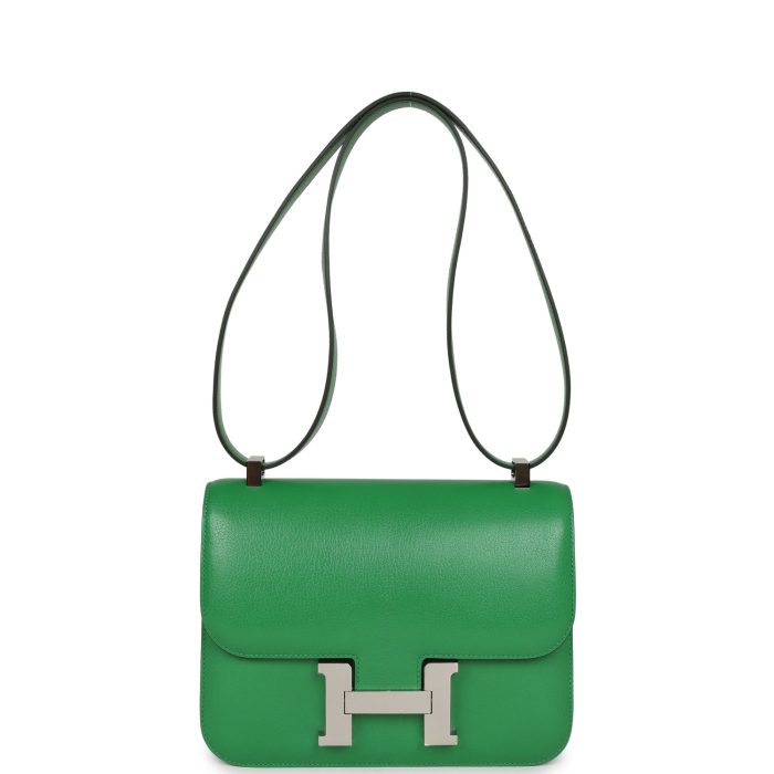 Handmade Bag HC 1-24 Bambou Chevre Chamkila Palladium Hardware - 图片 6