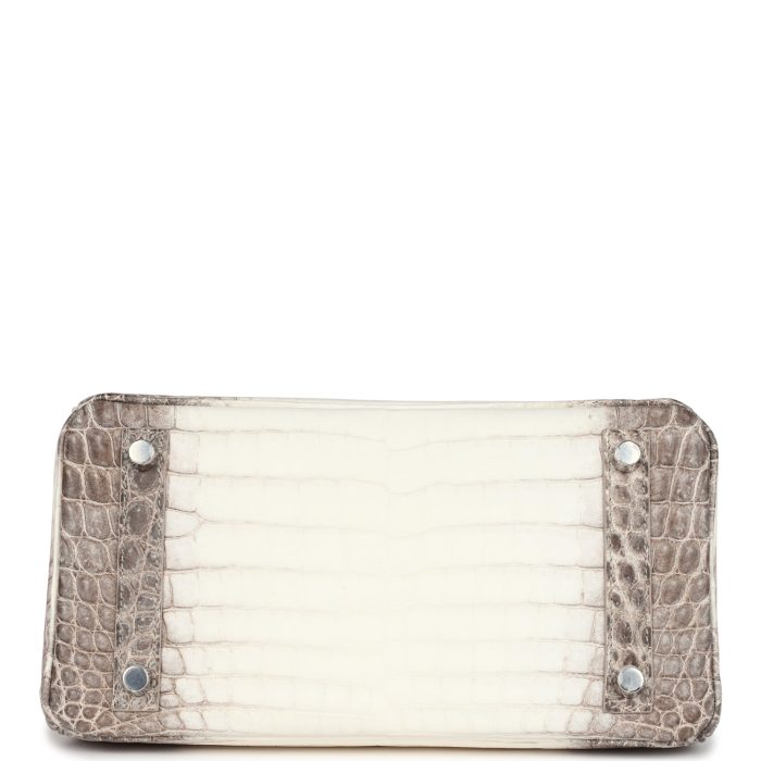 Handmade Bag HB 25 Himalaya Niloticus Crocodile Diamond Encrusted Palladium Hardware - 图片 6