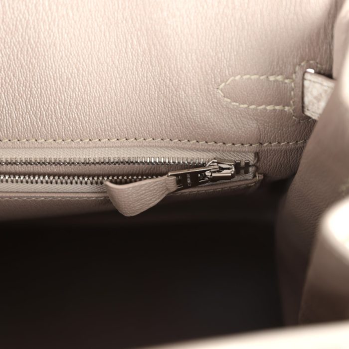 Handmade Bag HB 25 Himalaya Niloticus Crocodile Diamond Encrusted Palladium Hardware - 图片 11