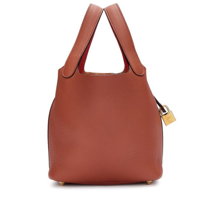 Handmade HPL 18 Cuivre Clemence and Capucine Swift Verso Gold Hardware - 图片 2