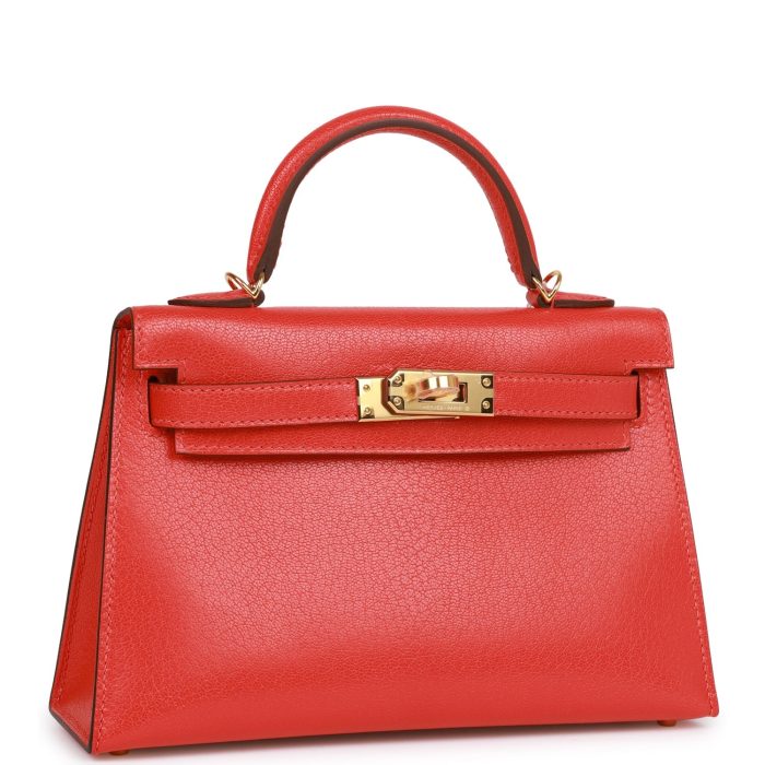 Handmade HKS 20 Capucine Chevre Gold Hardware - 图片 2