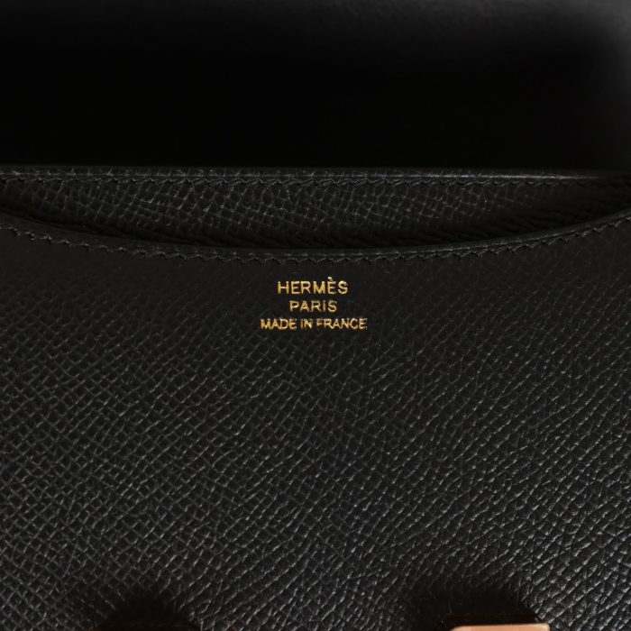 Handmade Bag HC 18 Black Epsom Rose Gold Hardware - 图片 7