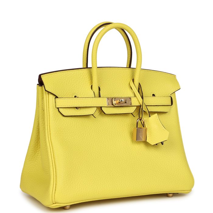 Handmade Bag HSOB(HSS) 25 Lime Verso Clemence Rose Gold Hardware - 图片 2