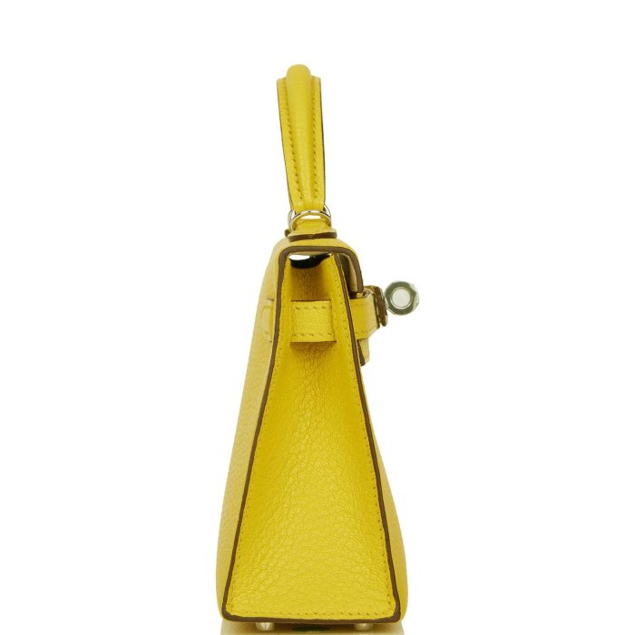Handmade HKS 20 Jaune de Naples Verso Chèvre Palladium Hardware - 图片 4