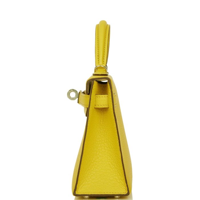 Handmade HKS 20 Jaune de Naples Verso Chèvre Palladium Hardware - 图片 6