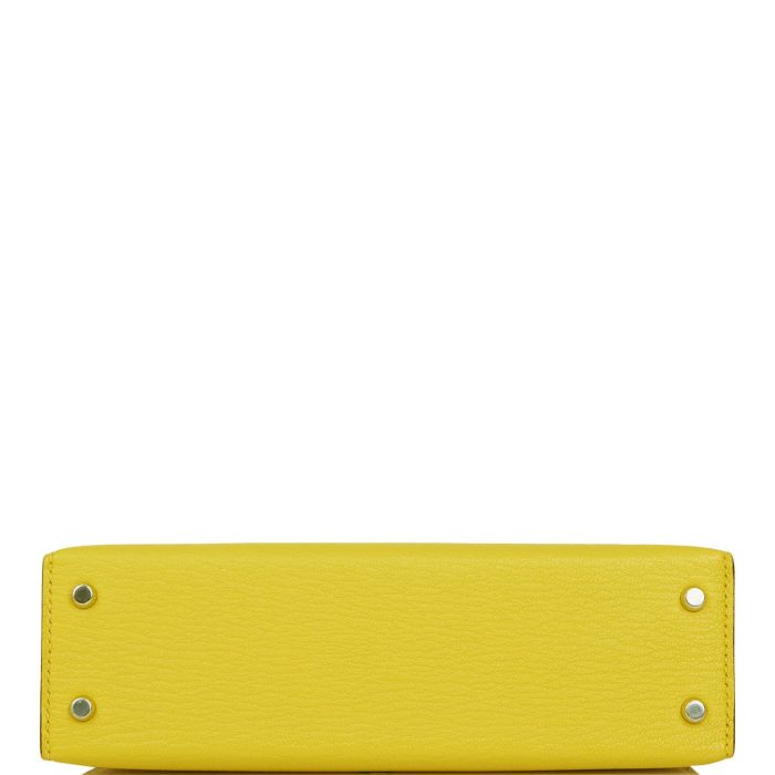 Handmade HKS 20 Jaune de Naples Verso Chèvre Palladium Hardware - 图片 7