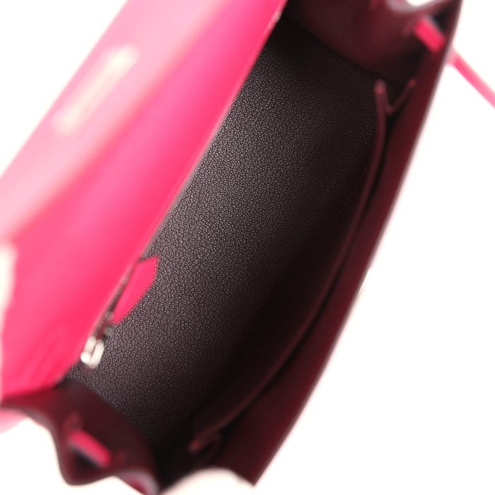 Handmade HKS 25 Framboise Verso Epsom Palladium Hardware - 图片 7