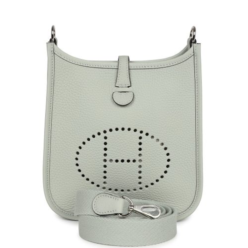 Handmade Bag HE TPM Gris Neve Clemence Palladium Hardware
