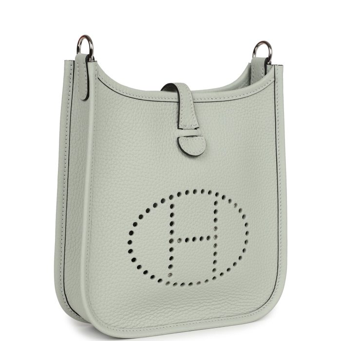 Handmade Bag HE TPM Gris Neve Clemence Palladium Hardware - 图片 2