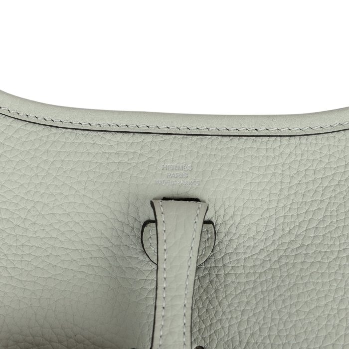 Handmade Bag HE TPM Gris Neve Clemence Palladium Hardware - 图片 7