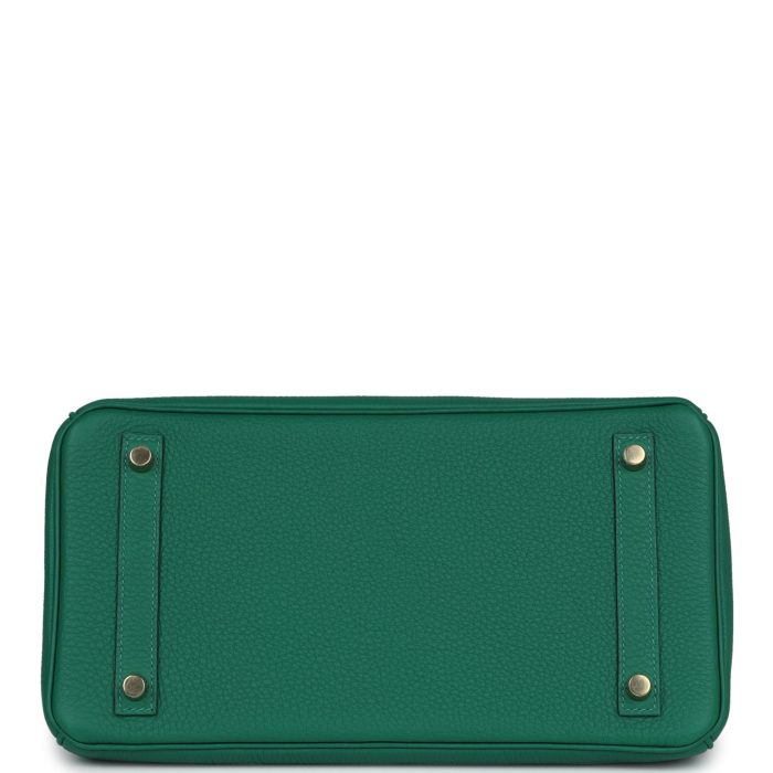Handmade Bag HB 30 Vert Vertigo Togo Gold Hardware - 图片 5