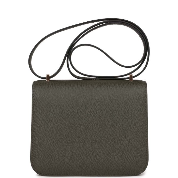 Handmade Bag HC 18 Vert de Gris Epsom Rose Gold Hardware - 图片 4