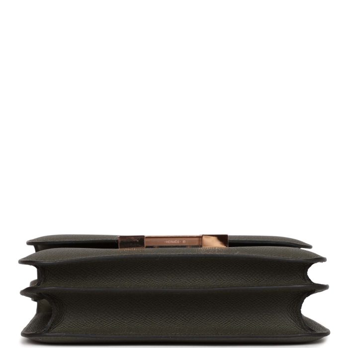 Handmade Bag HC 18 Vert de Gris Epsom Rose Gold Hardware - 图片 5