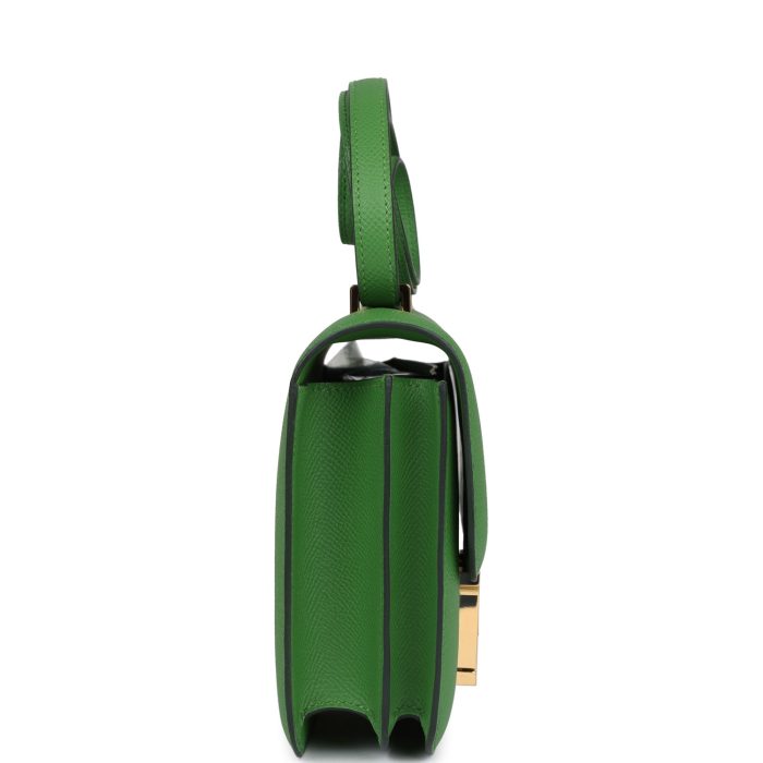 Handmade Bag HC 18 Vert Yucca Epsom Gold Hardware - 图片 3