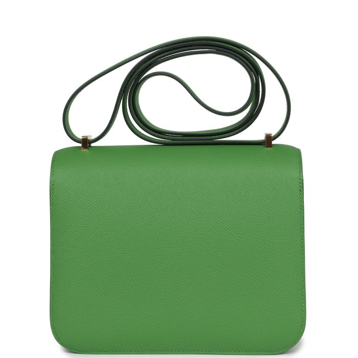 Handmade Bag HC 18 Vert Yucca Epsom Gold Hardware - 图片 4
