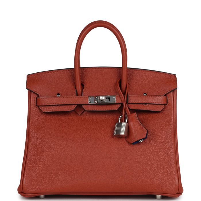 Handmade Bag HB 25 Cuirve Verso Taurillon Novillo Palladium Hardware